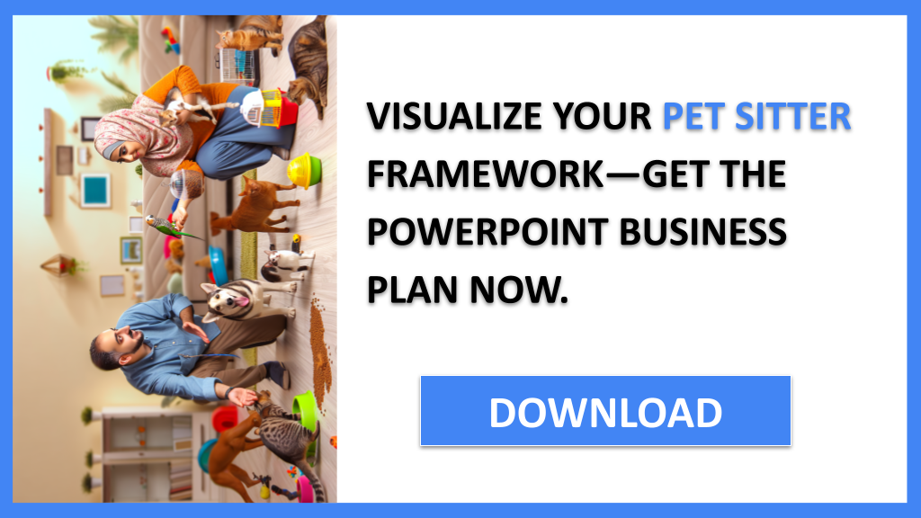 Business Plan Example for Pet Sitter - Pet Sitter Business Model Canvas- CTA3