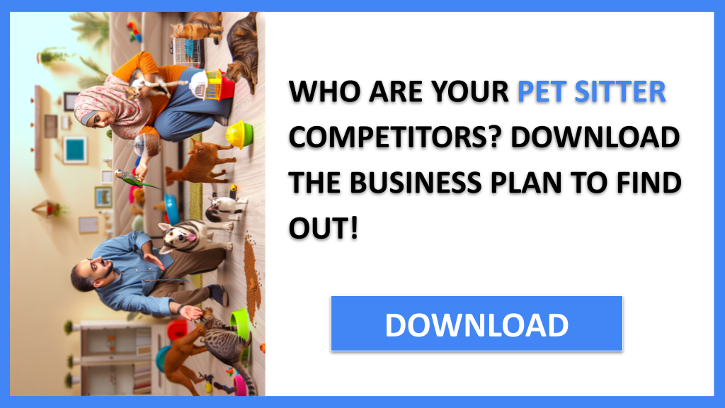 Business Plan Example for Pet Sitter - Pet Sitter Competition Study- CTA1