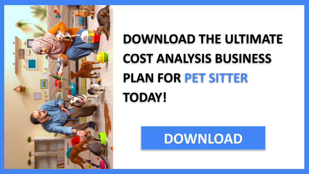 Business Plan Example for Pet Sitter - Pet Sitter Costs- CTA3