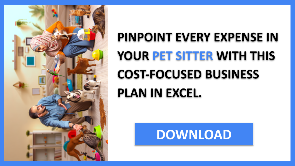 Business Plan Example for Pet Sitter - Pet Sitter Costs- CTA2