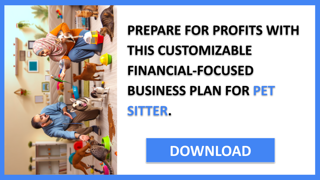 Business Plan Example for Pet Sitter - Pet Sitter Financial Plan- CTA3