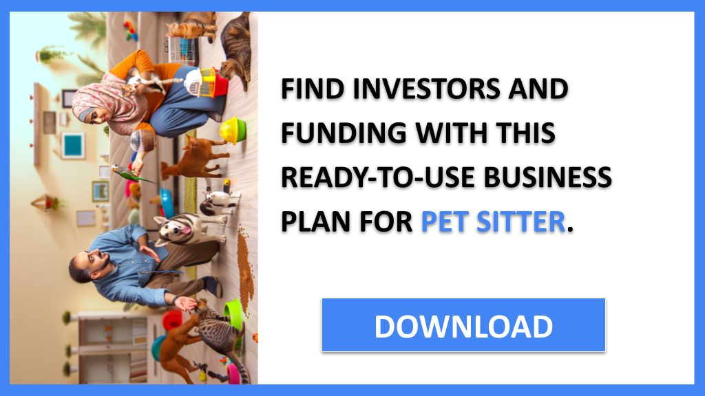 Business Plan Example for Pet Sitter - Pet Sitter Funding Options- CTA3