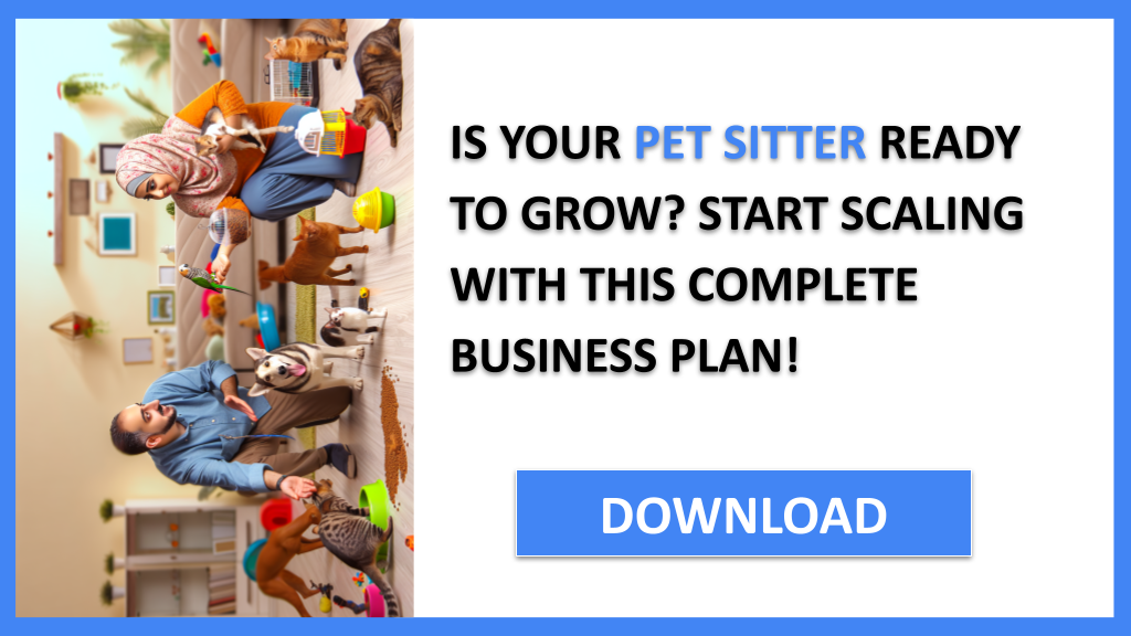 Business Plan Example for Pet Sitter - Pet Sitter Growth Strategy- CTA1