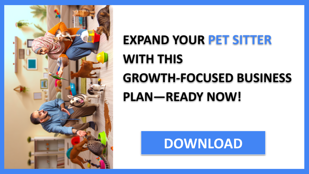 Business Plan Example for Pet Sitter - Pet Sitter Growth Strategy- CTA3