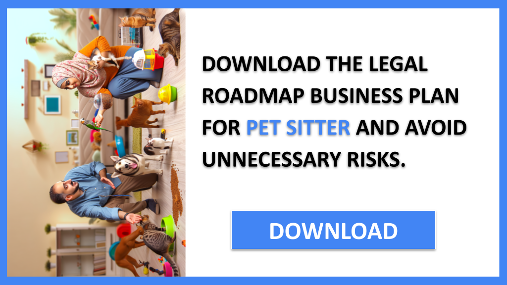 Business Plan Example for Pet Sitter - Pet Sitter Legal Considerations- CTA2