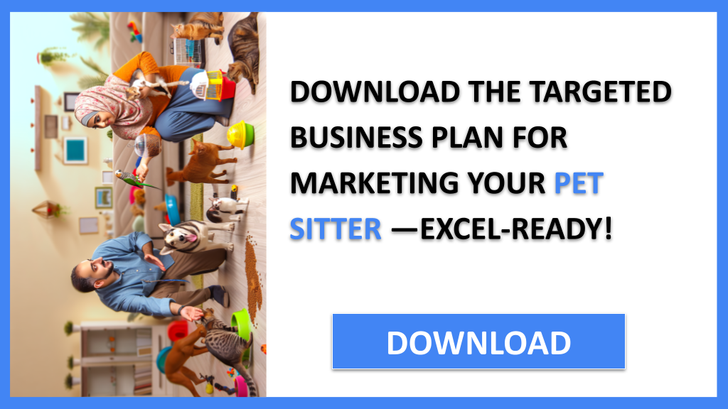 Business Plan Example for Pet Sitter - Pet Sitter Marketing Plan- CTA2