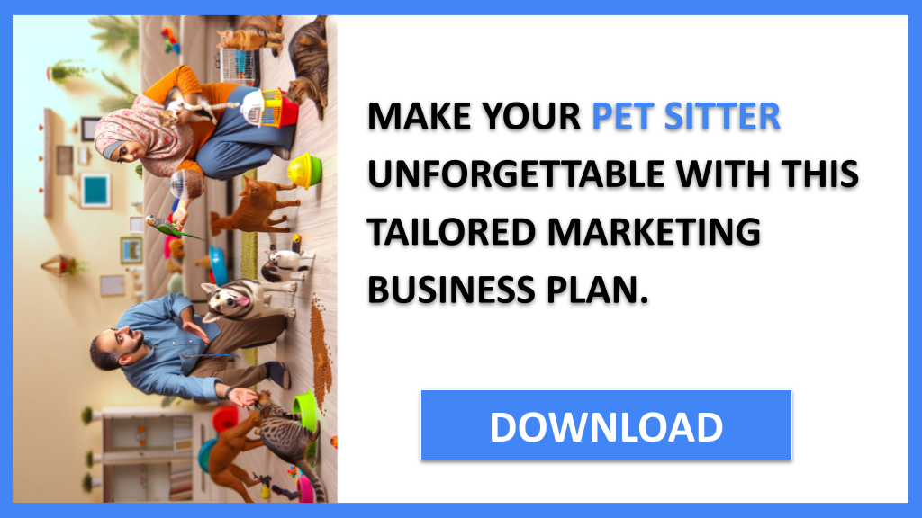 Business Plan Example for Pet Sitter - Pet Sitter Marketing Plan- CTA3