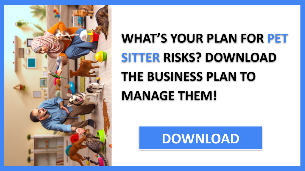 Business Plan Example for Pet Sitter - Pet Sitter Risk Management- CTA1