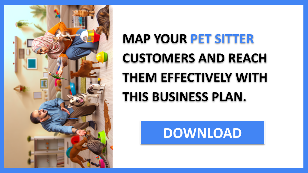 Business Plan Example for Pet Sitter - Pet Sitter Customer Segments- CTA3
