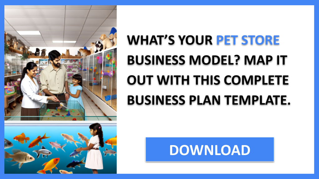 Business Plan Example for Pet Store - Pet Store Business Model Canvas- CTA1