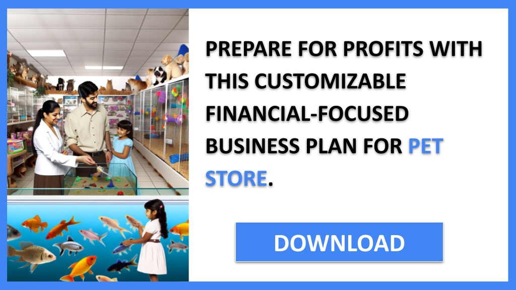 Business Plan Example for Pet Store - Pet Store Financial Plan- CTA3