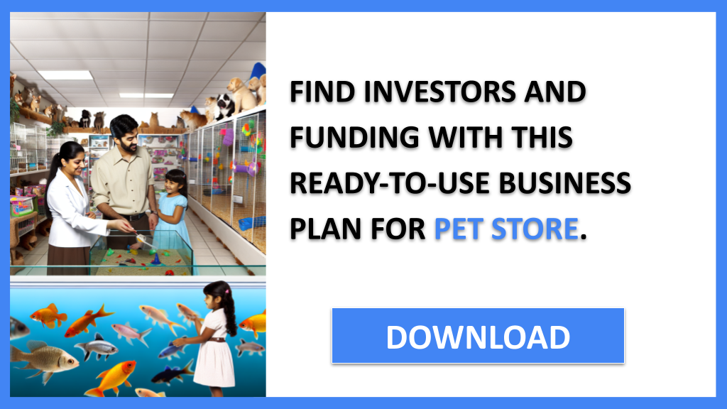 Business Plan Example for Pet Store - Pet Store Funding Options- CTA3