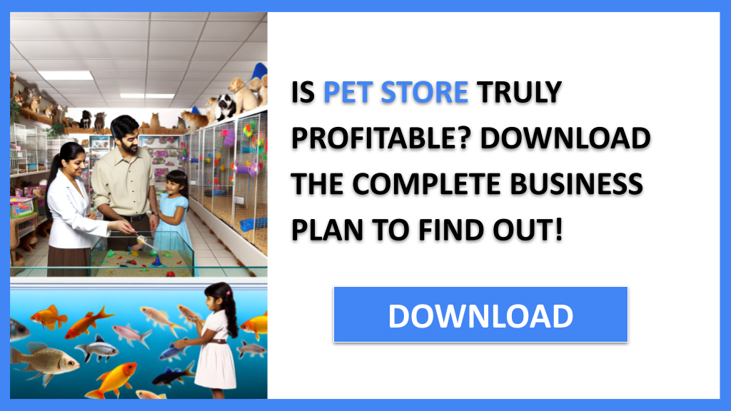 Business Plan Example for Pet Store - Pet Store Profitability- CTA1