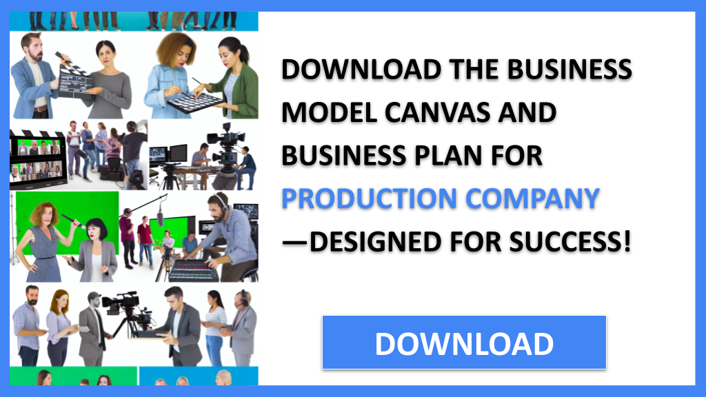 Business Plan Example for Production Company - Production Company Business Model Canvas- CTA2