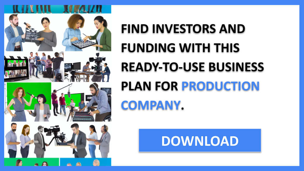 Business Plan Example for Production Company - Production Company Funding Options- CTA3
