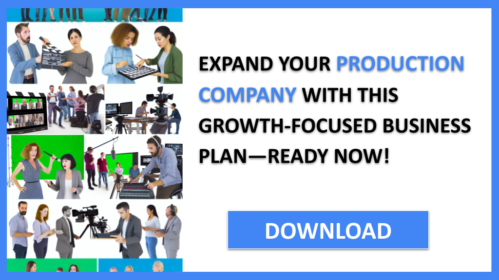 Business Plan Example for Production Company - Production Company Growth Strategy- CTA3