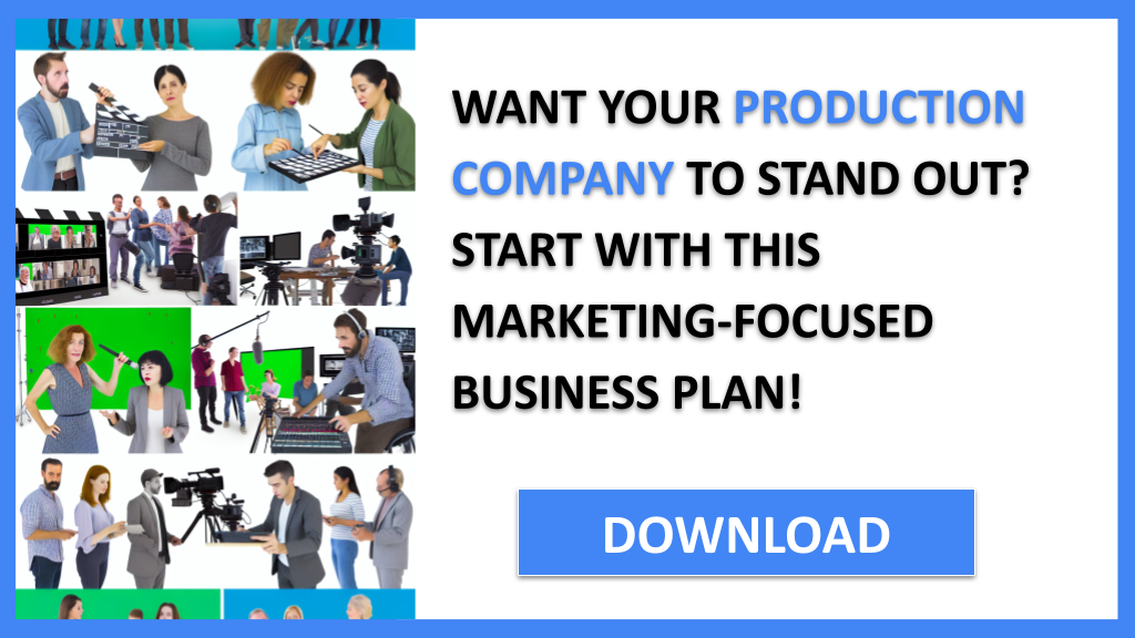 Business Plan Example for Production Company - Production Company Marketing Plan- CTA1