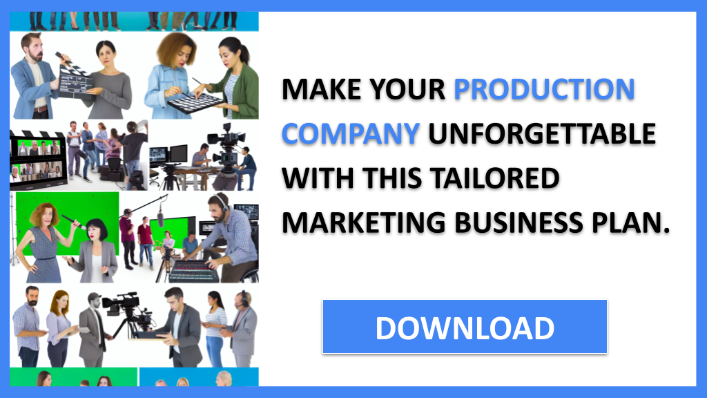 Business Plan Example for Production Company - Production Company Marketing Plan- CTA3