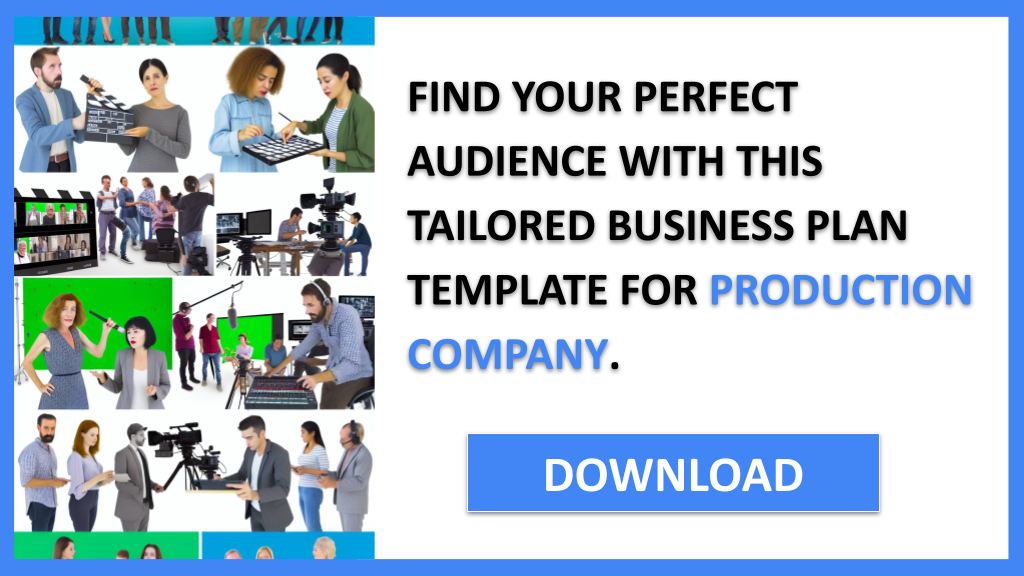 Business Plan Example for Production Company - Production Company Customer Segments- CTA2