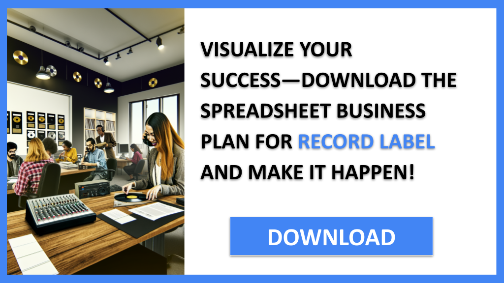 Business Plan Example for Record Label - Record Label Business Plan- CTA3