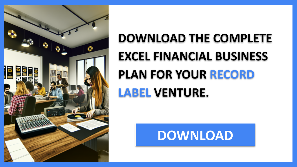 Business Plan Example for Record Label - Record Label Financial Plan- CTA2