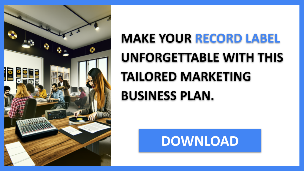 Business Plan Example for Record Label - Record Label Marketing Plan- CTA3
