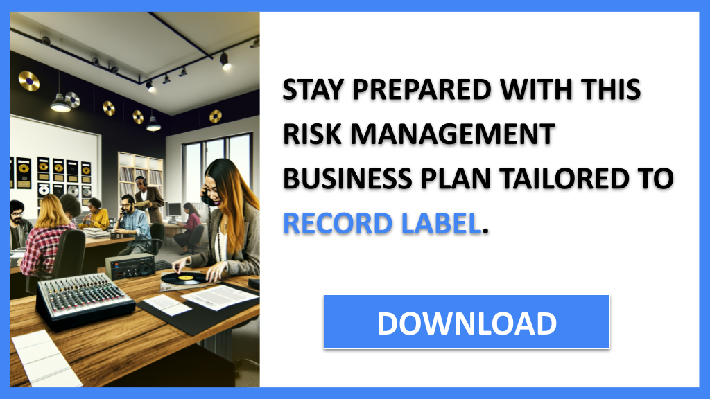 Business Plan Example for Record Label - Record Label Risk Management- CTA3
