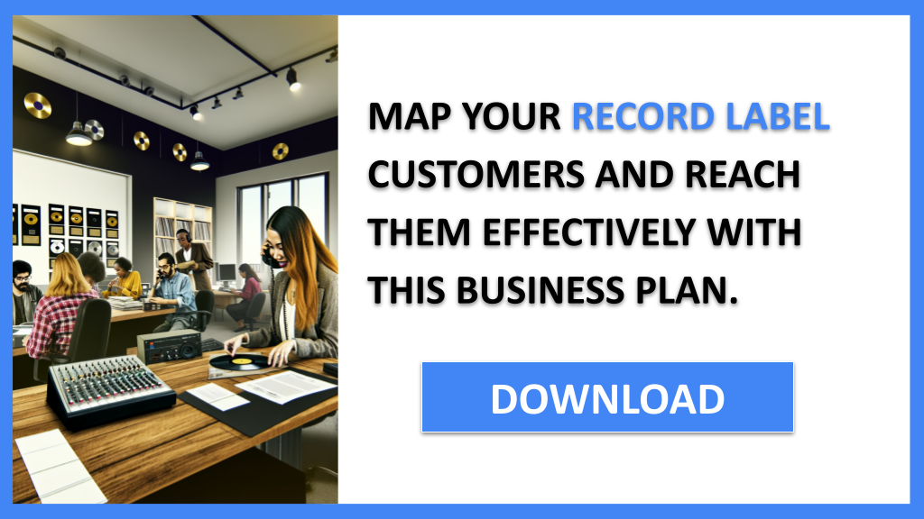Business Plan Example for Record Label - Record Label Customer Segments- CTA3