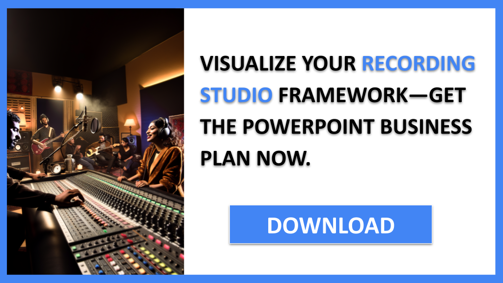 Business Plan Example for Recording Studio - Recording Studio Business Model Canvas- CTA3