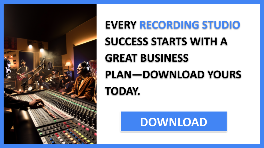 Business Plan Example for Recording Studio - Recording Studio Business Plan- CTA1