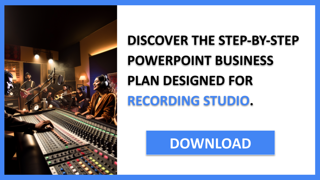 Business Plan Example for Recording Studio - Recording Studio Business Plan- CTA2