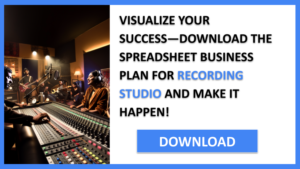 Business Plan Example for Recording Studio - Recording Studio Business Plan- CTA3