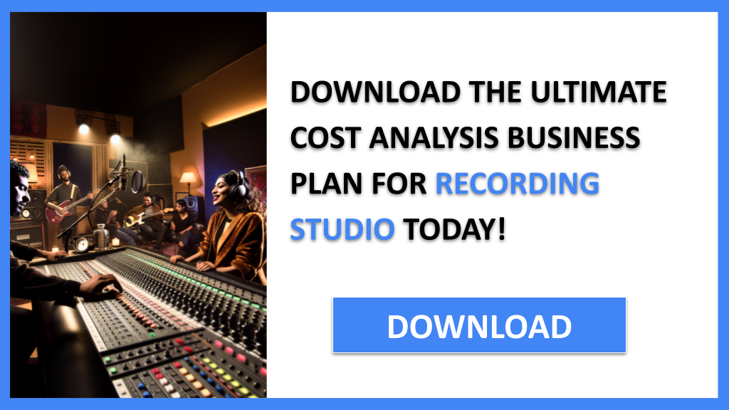Business Plan Example for Recording Studio - Recording Studio Costs- CTA3