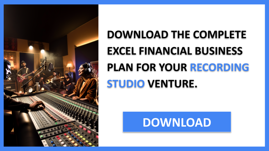 Business Plan Example for Recording Studio - Recording Studio Financial Plan- CTA2
