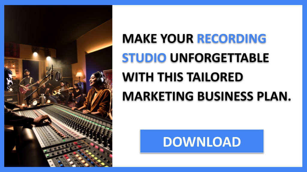 Business Plan Example for Recording Studio - Recording Studio Marketing Plan- CTA3