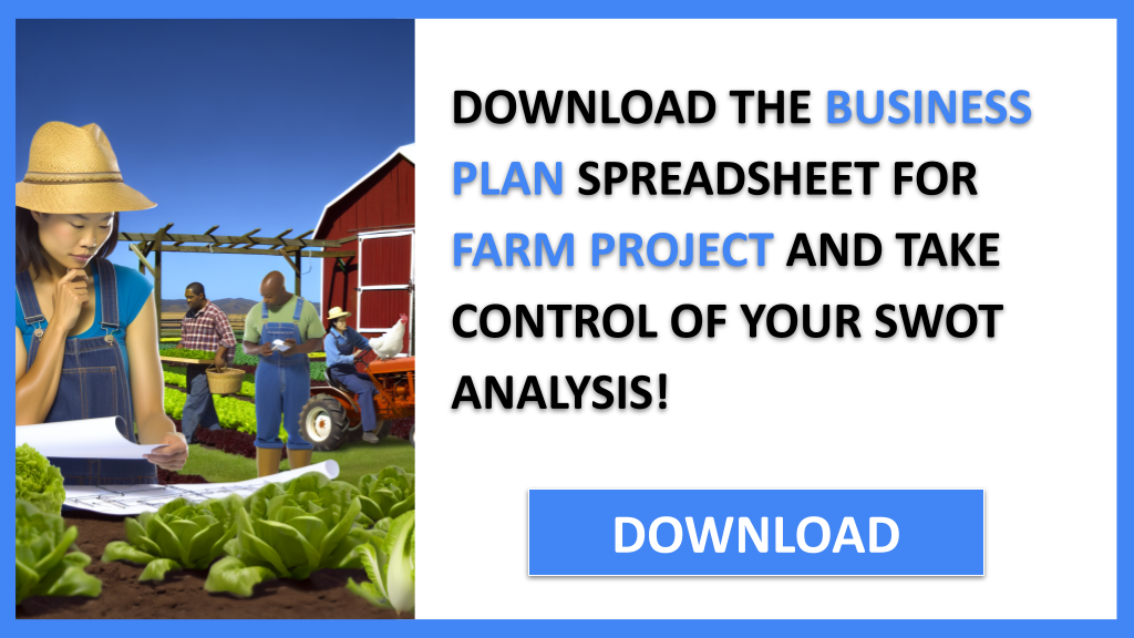 Business Plan Example for Farm Project - Farm Project SWOT Analysis- CTA3