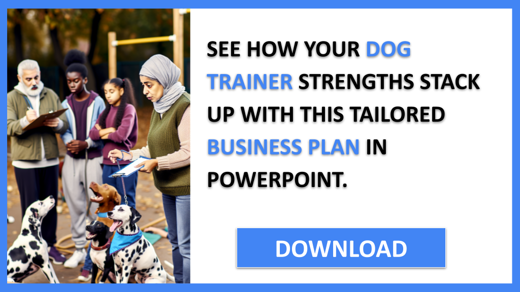Business Plan Example for Dog Trainer - Dog Trainer SWOT Analysis- CTA2