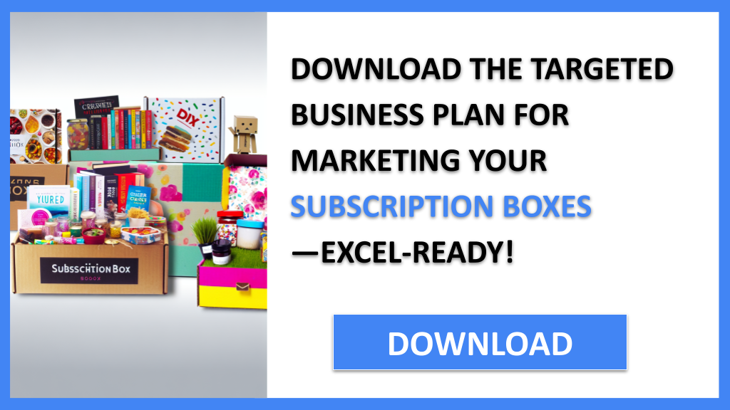 Business Plan Example for Subscription Boxes - Subscription Boxes Marketing Plan- CTA2