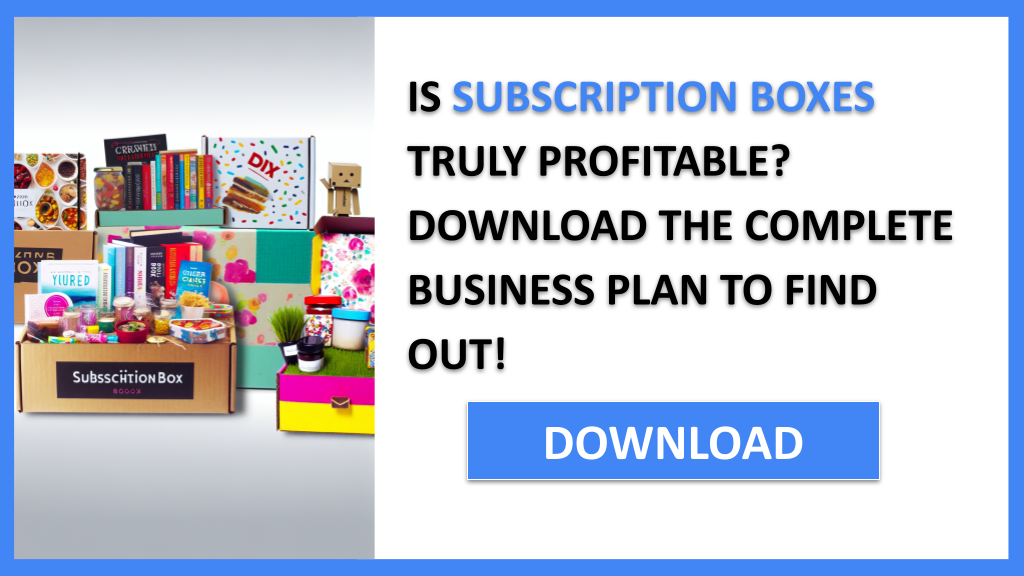 Business Plan Example for Subscription Boxes - Subscription Boxes Profitability- CTA1