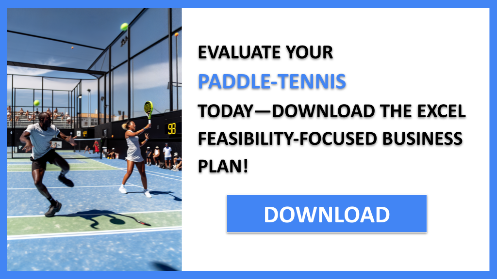 Business Plan Example for Paddle-Tennis - Paddle-Tennis Feasibility Study- CTA2