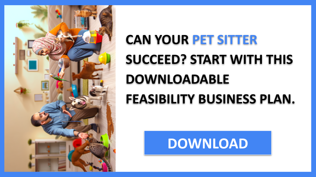 Business Plan Example for Pet Sitter - Pet Sitter Feasibility Study- CTA1