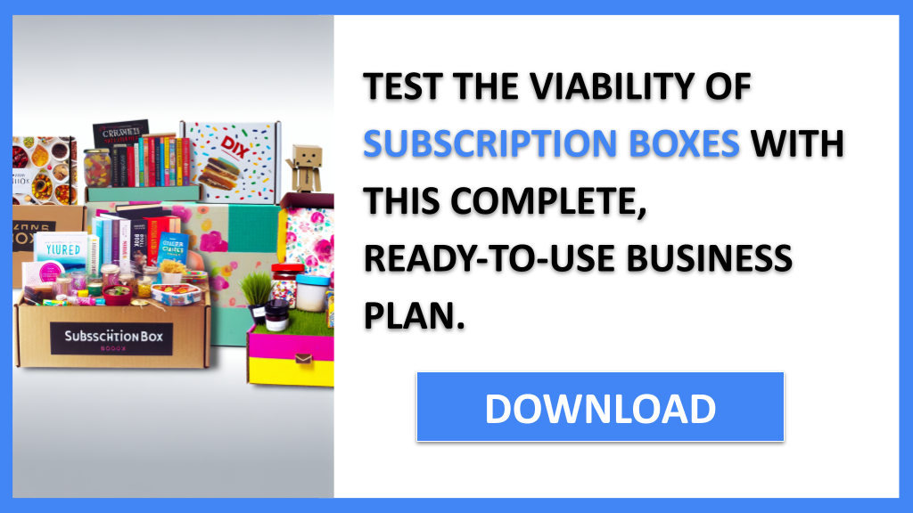 Business Plan Example for Subscription Boxes - Subscription Boxes Feasibility Study- CTA3