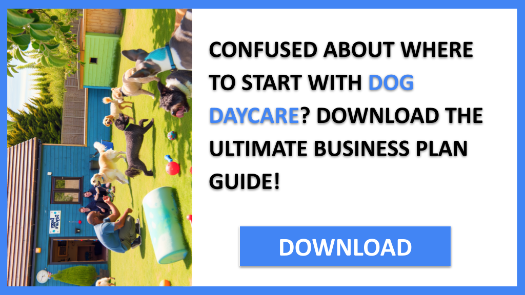 Business Plan Example for Dog Daycare - Dog Daycare Complete Guide- CTA1