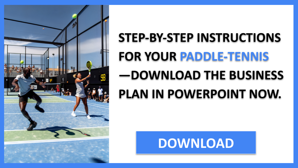 Business Plan Example for Paddle-Tennis - Paddle-Tennis Complete Guide- CTA2