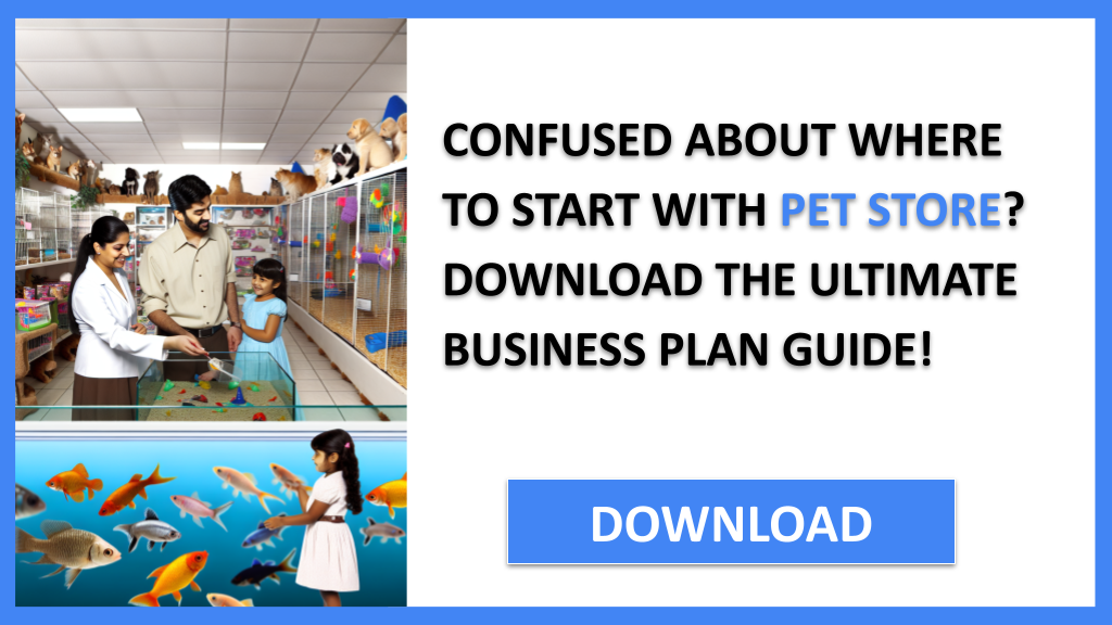 Business Plan Example for Pet Store - Pet Store Complete Guide- CTA1