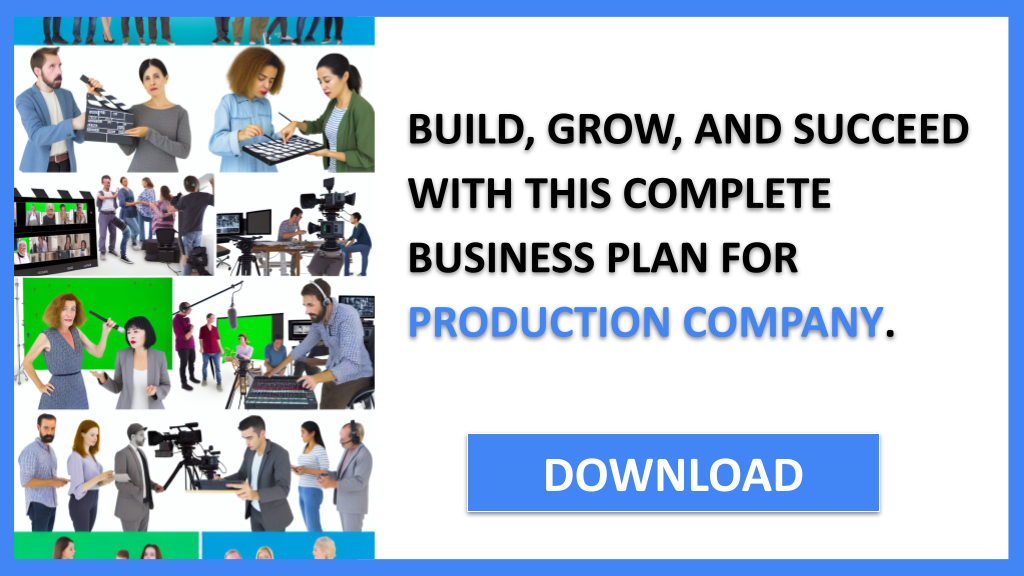 Business Plan Example for Production Company - Production Company Complete Guide- CTA3