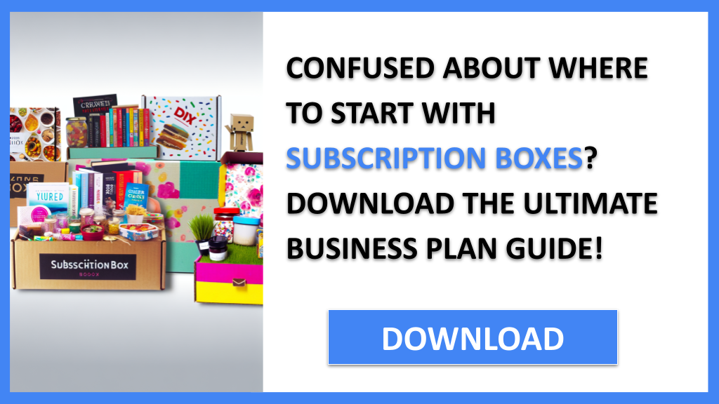 Business Plan Example for Subscription Boxes - Subscription Boxes Complete Guide- CTA1